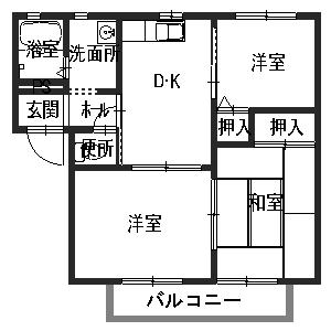 イースト コートの間取り