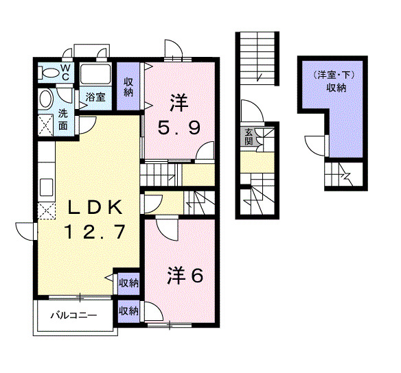 ラ・グランデ杉1の間取り