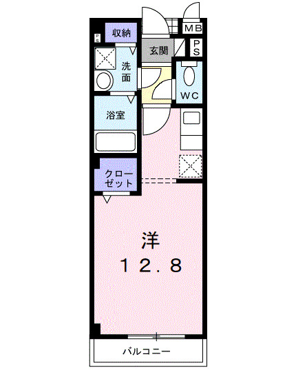 サンスピナ赤見Ⅱの間取り