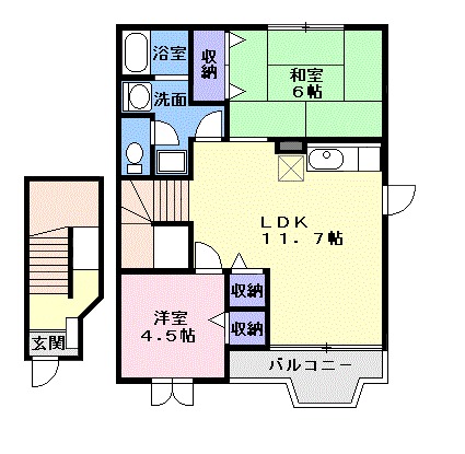 ウッディーランドの間取り