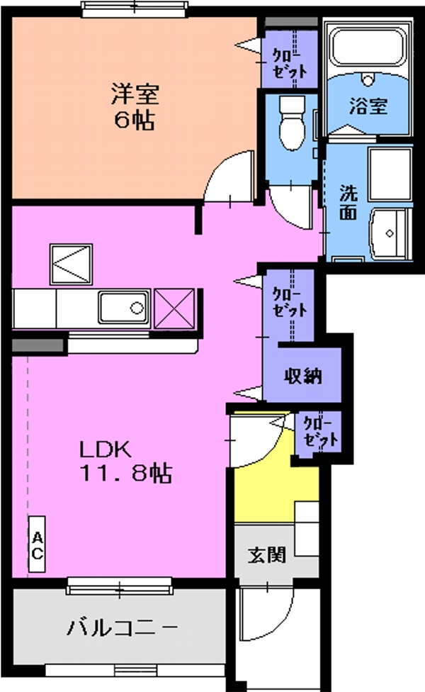 サンリット レジデンスの間取り