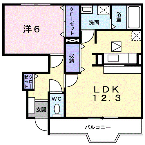 メゾンプラシードの間取り