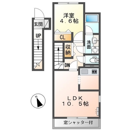 ヴェルジェⅠの間取り