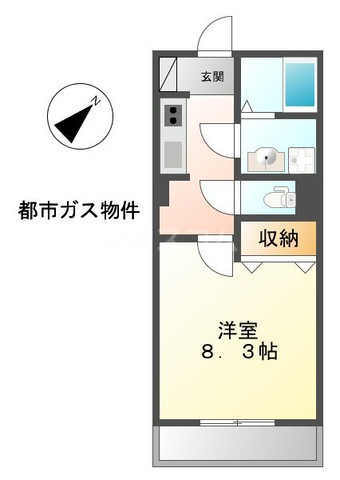 サンピア幸の間取り
