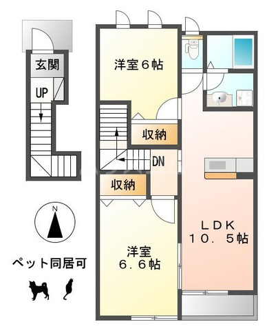 レトリーFの間取り