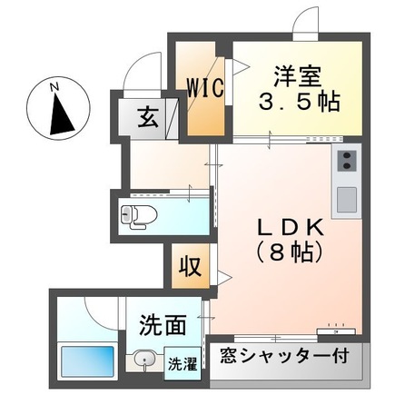 アクロスモモの間取り