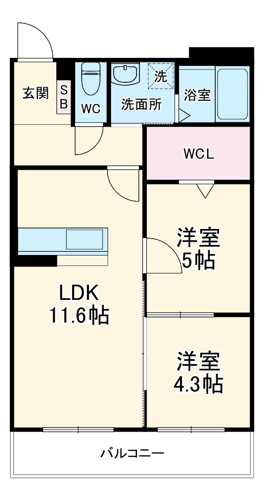 パストラーレの間取り