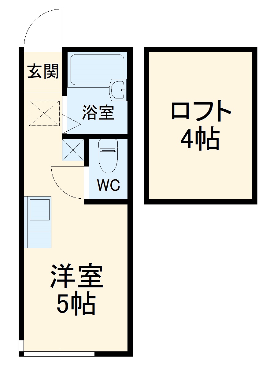 モンステラ戸塚の間取り