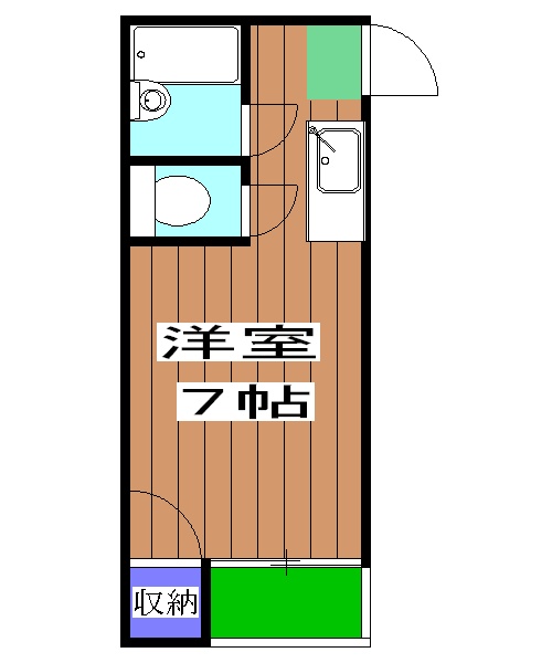 エムズ太秦の間取り