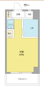 春里第一ビルの間取り