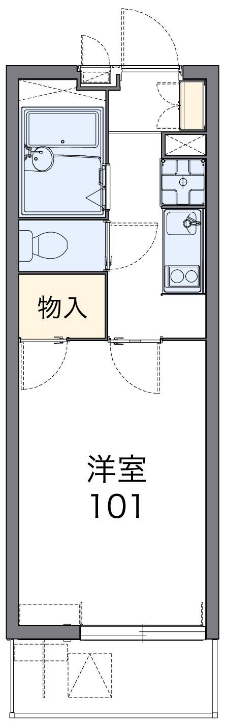 レオパレスエスペランサの間取り
