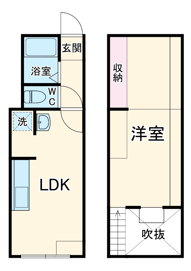 スカイライト助信の間取り