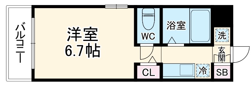 ユーベル18の間取り