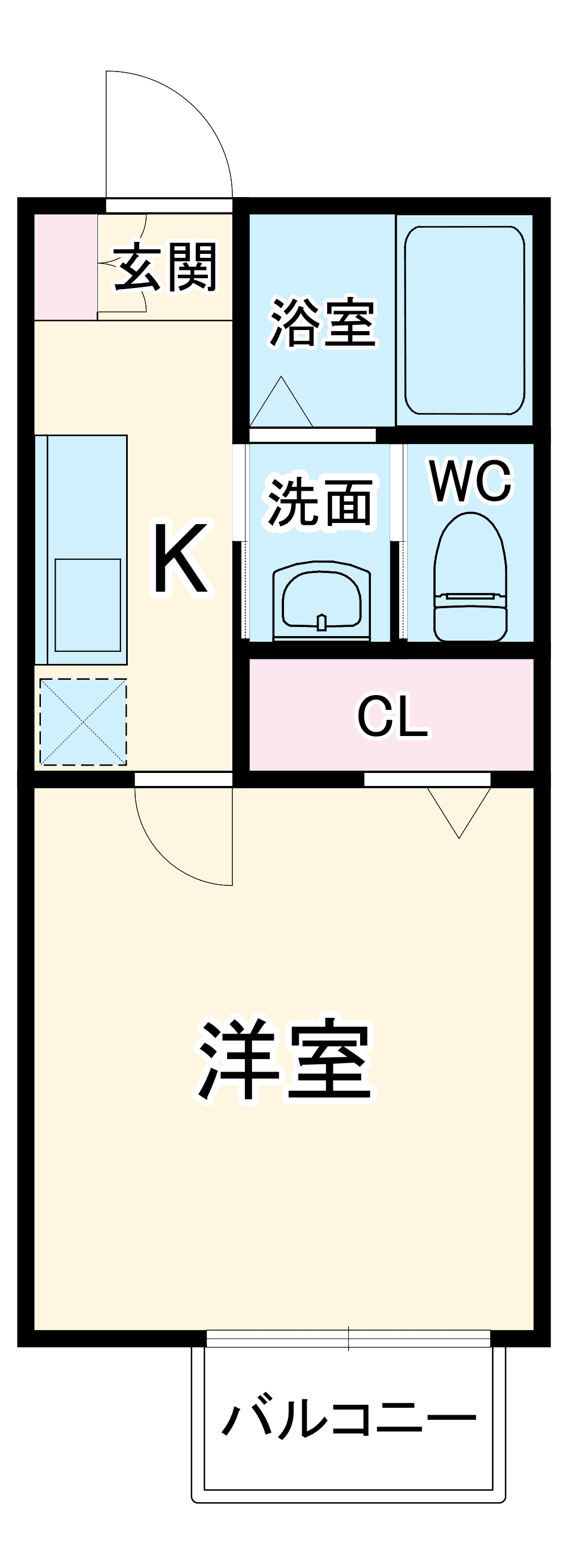 コンフォートⅡの間取り