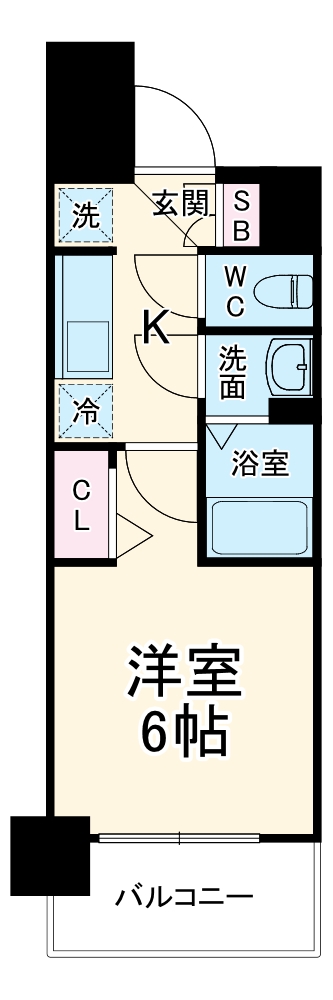BPRレジデンス天満橋の間取り