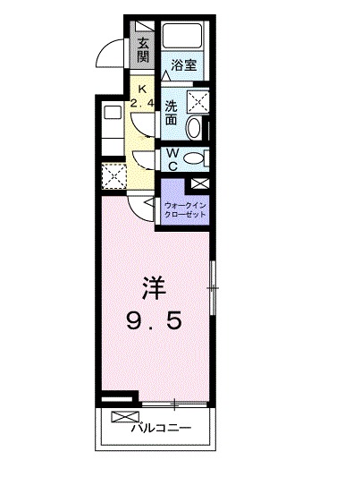ベル　フルーフⅡの間取り