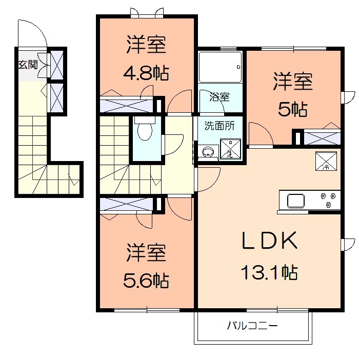 ShaMaison Konoの間取り