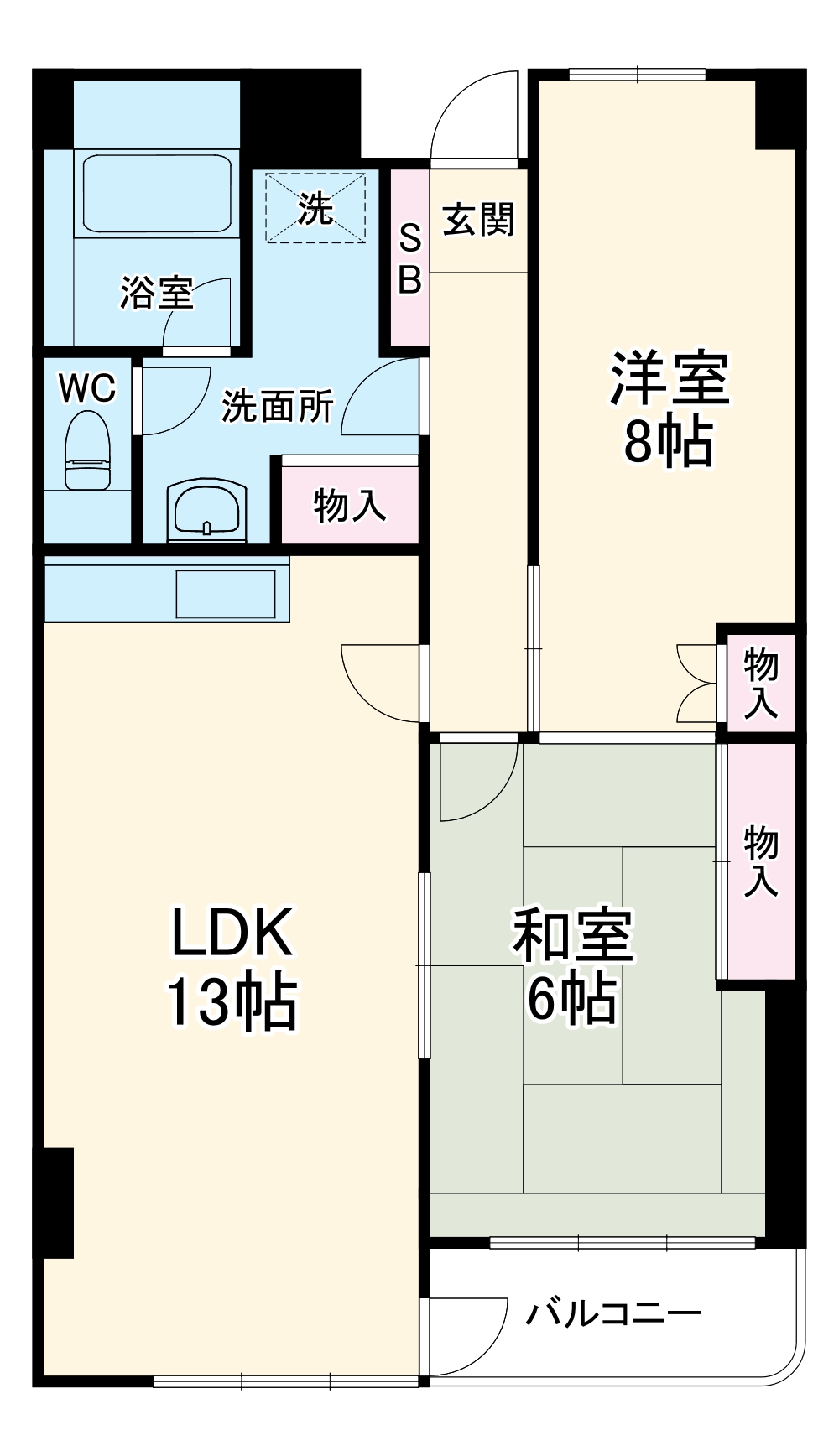 メゾン悠久の間取り