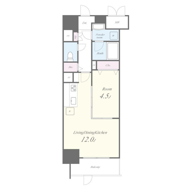 アロームドゥジョアの間取り