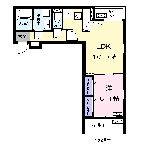 シャローム応仁の間取り