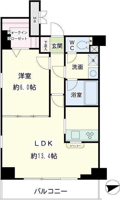 オベリスク藤崎の間取り