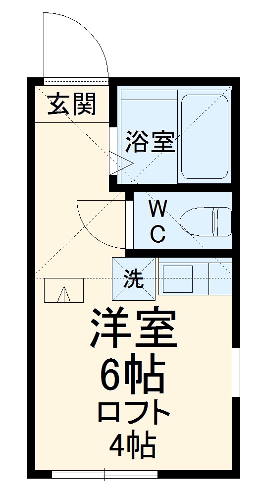 ユナイト南太田モン・ベルランの間取り