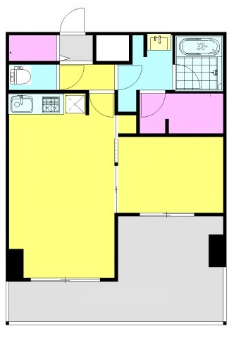 ソライエアイル新河岸の間取り