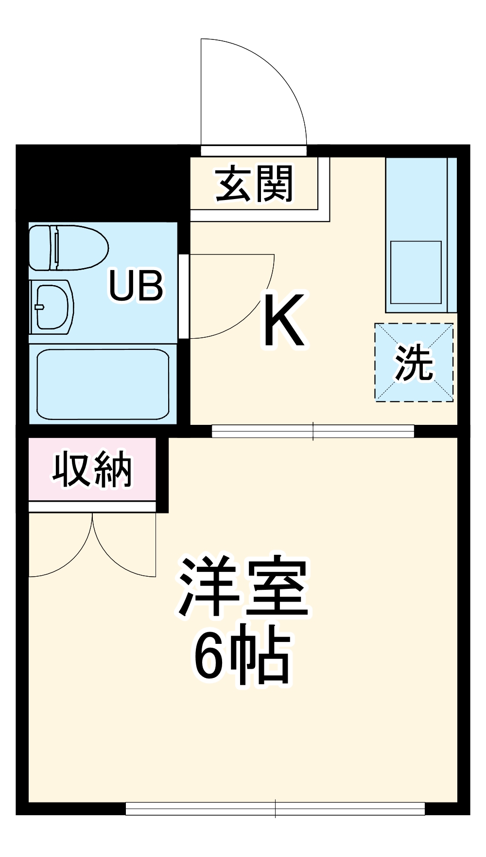 アンクスBの間取り