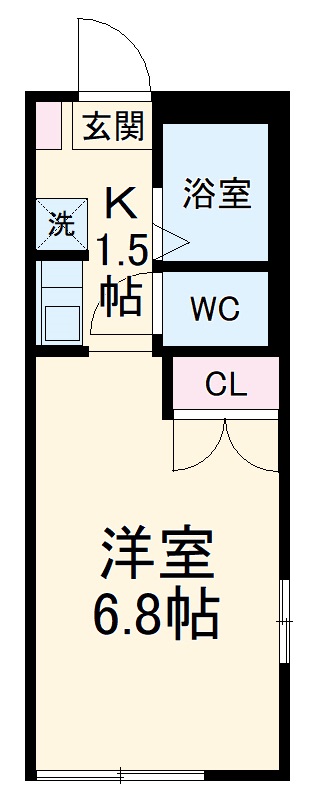 レジデンス扇1の間取り