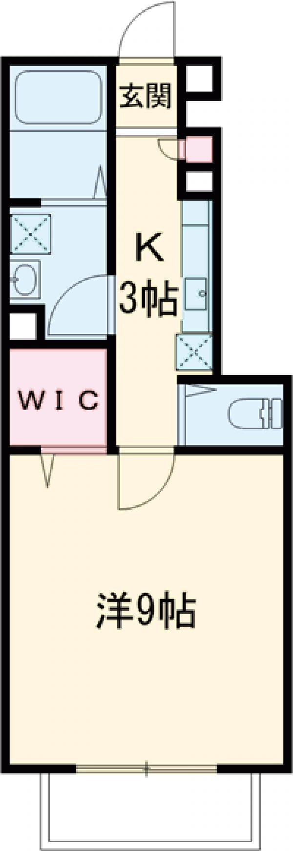 クレールC棟の間取り