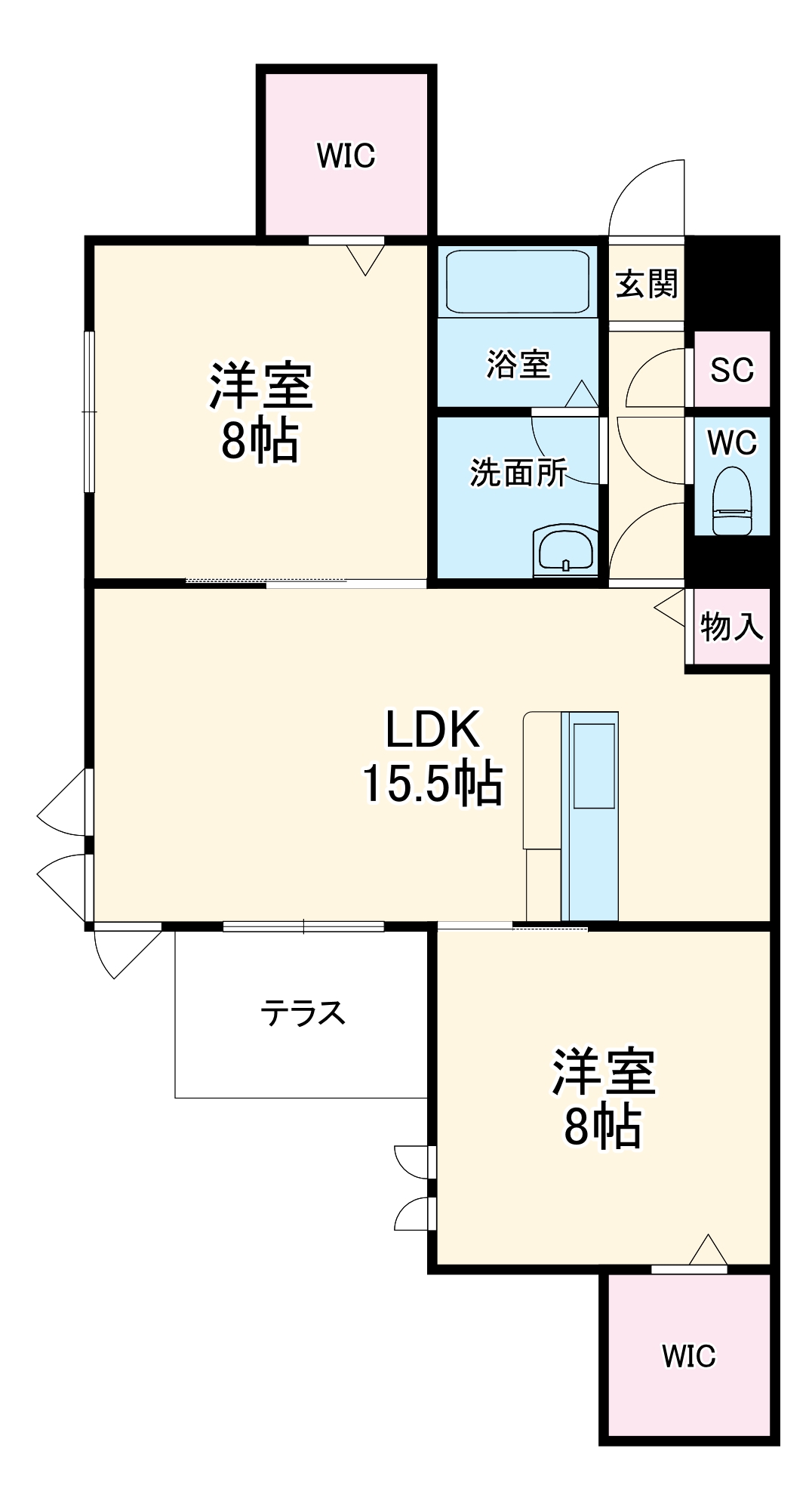 イデアーレ早出の間取り