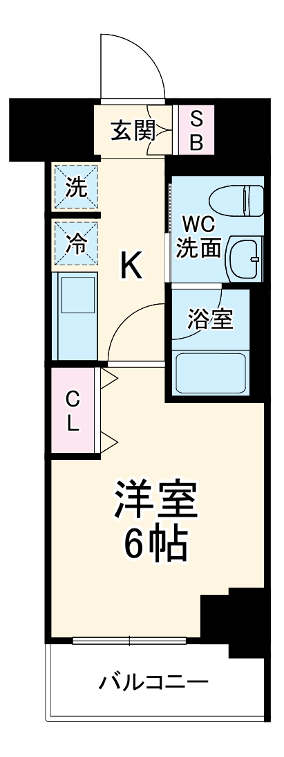 イアース横濱関内の間取り