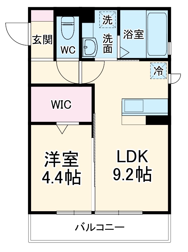 フェリーチェ上福岡の間取り