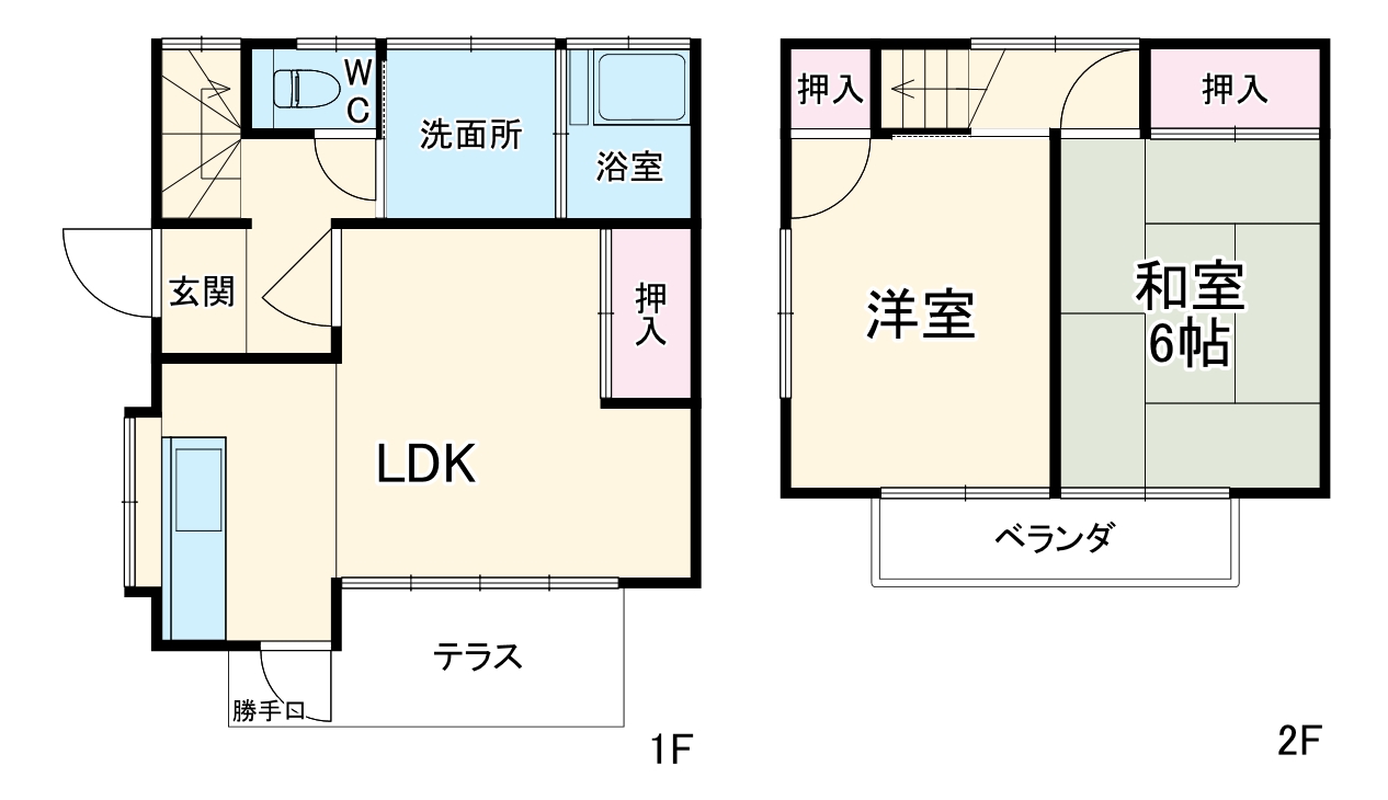 下落合テラスの間取り