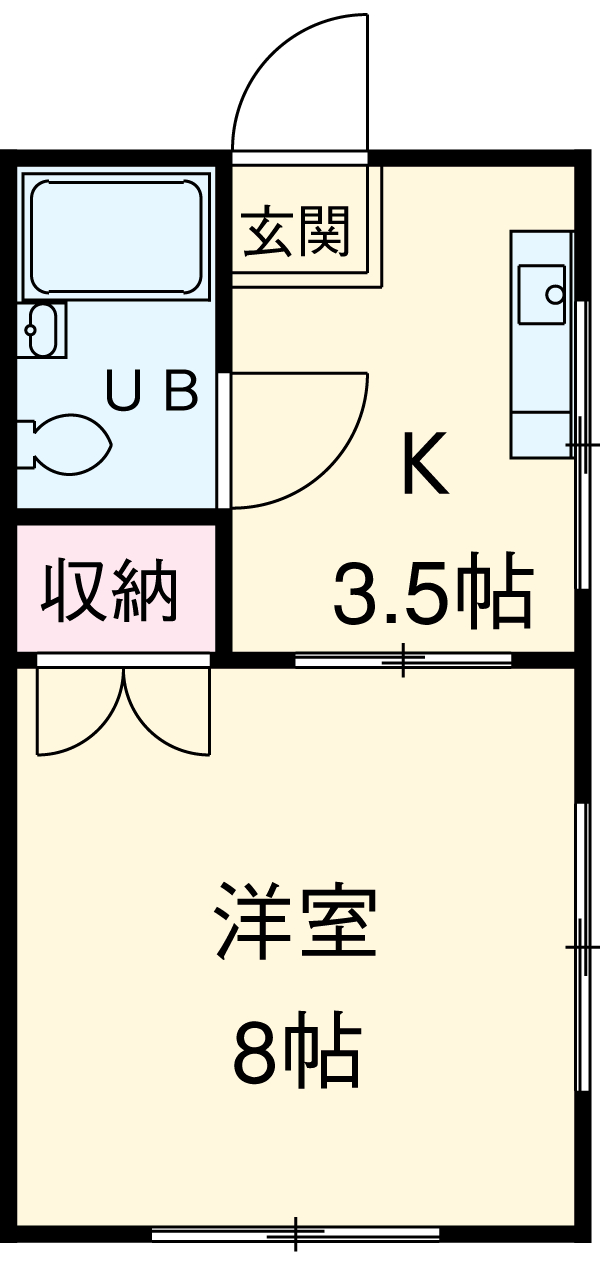 ニワハイツの間取り