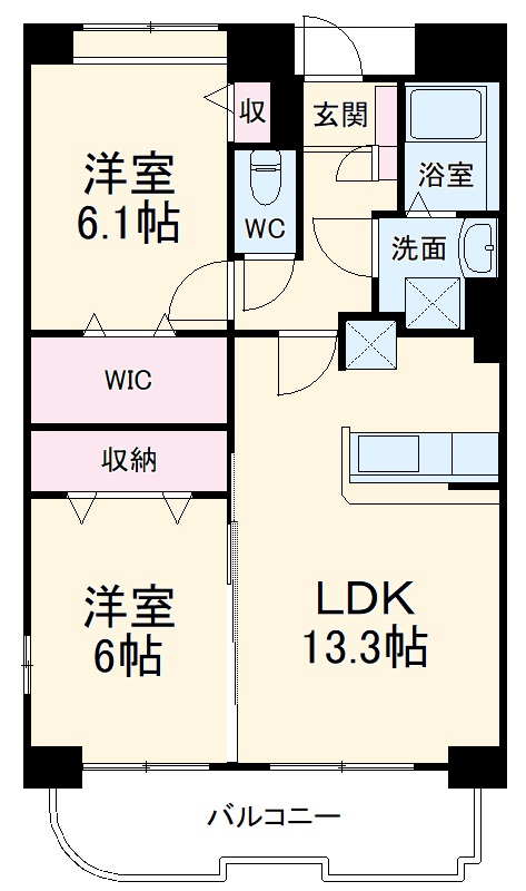ラフィナートの間取り