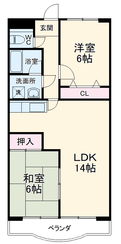 サンアルカディアＳの間取り