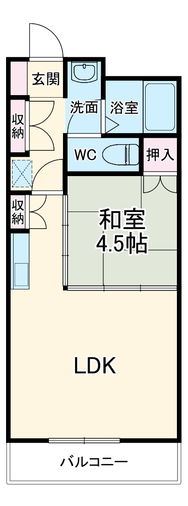高砂ハイツ高崎東口の間取り