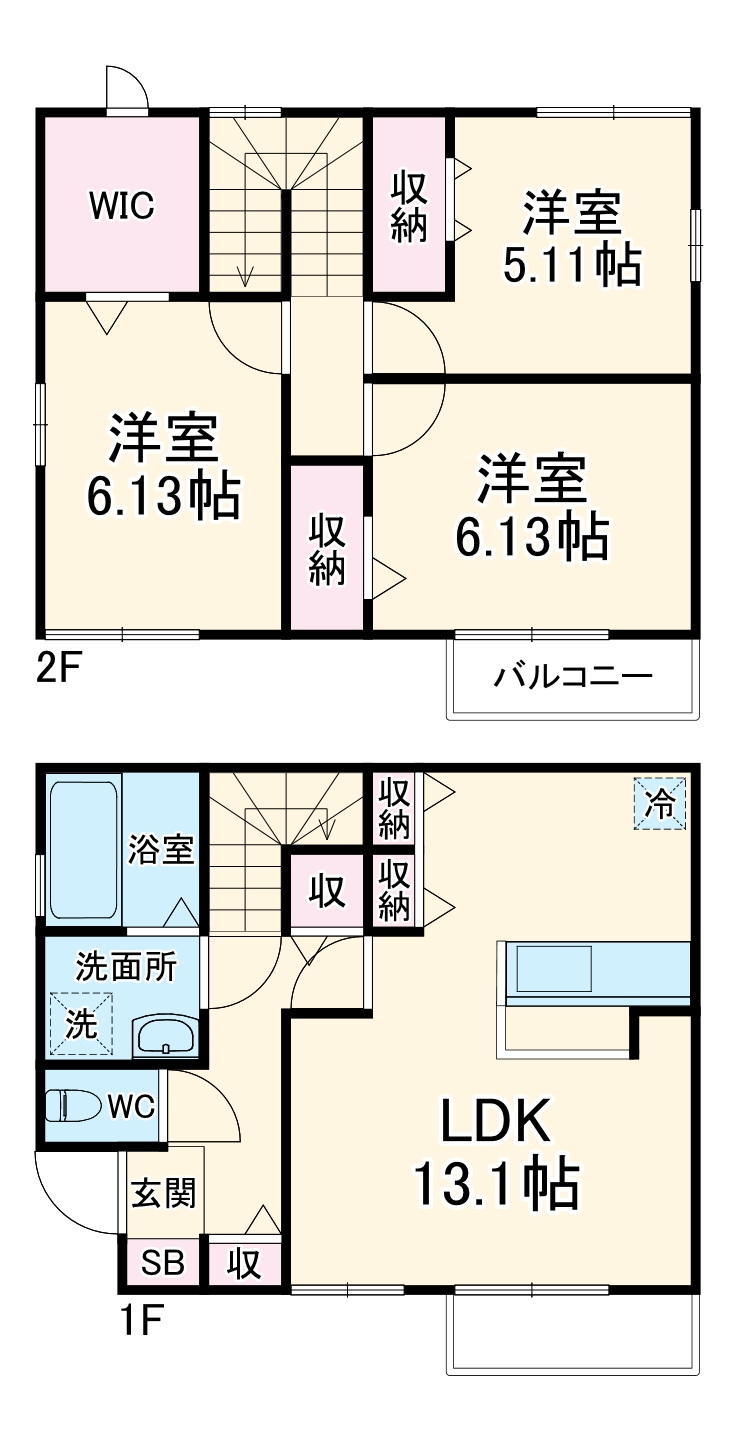 パティオⅡの間取り