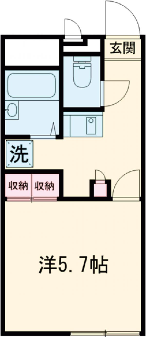 レオパレスカリエンの間取り