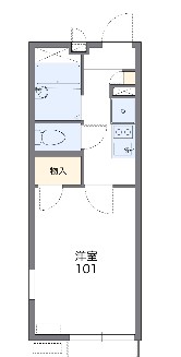 レオパレスサンシャイン貫井北の間取り