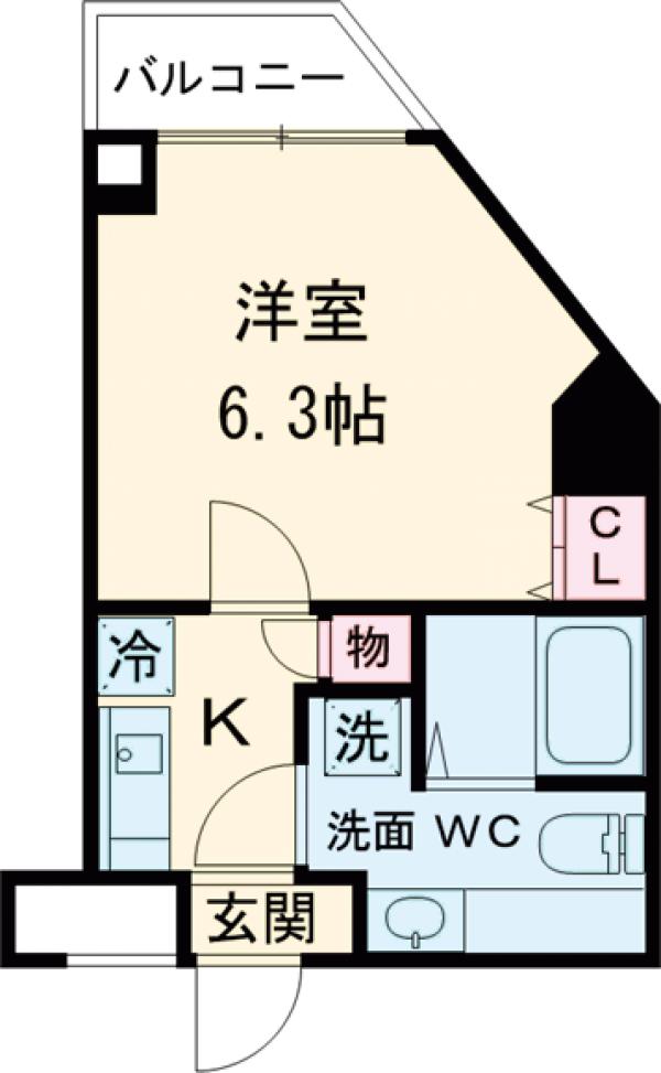 レジディア中野の間取り