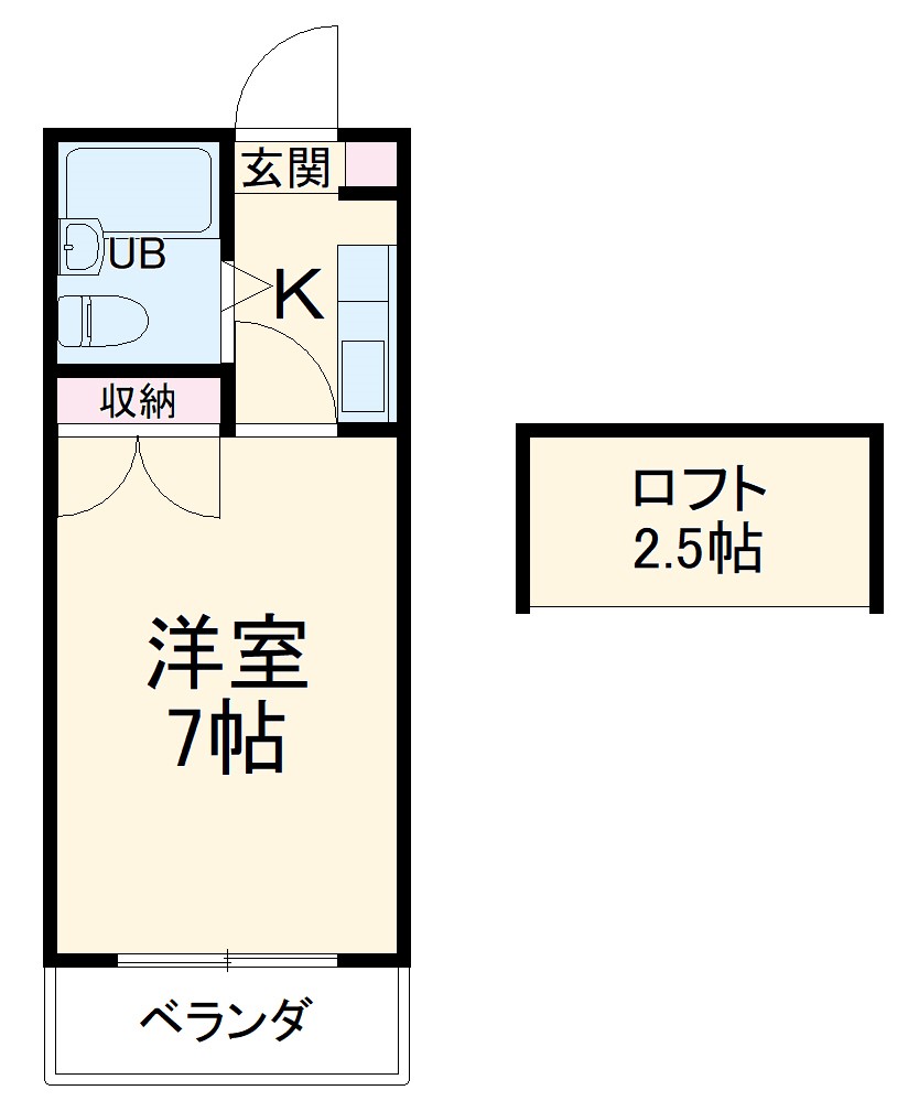 グレースハイツⅠの間取り