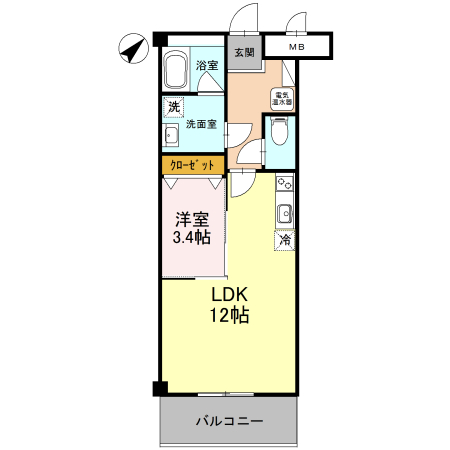 ワイズヒルの間取り