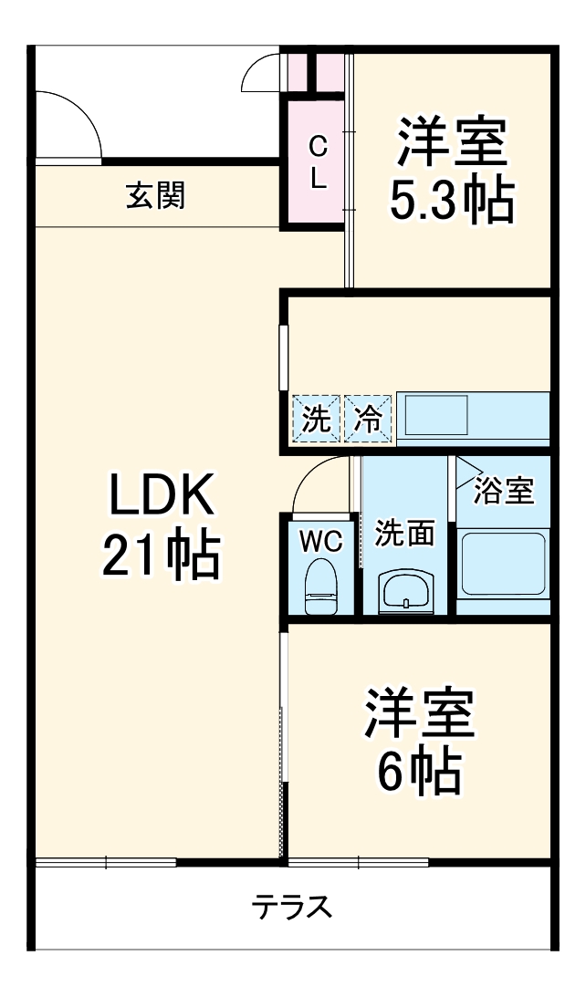 HAYASHI Act.1の間取り