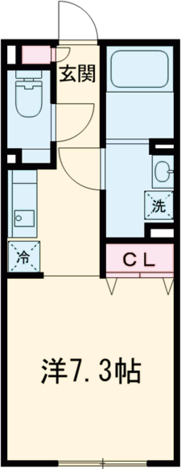 ＭＤＭ白金台・202号室の間取り