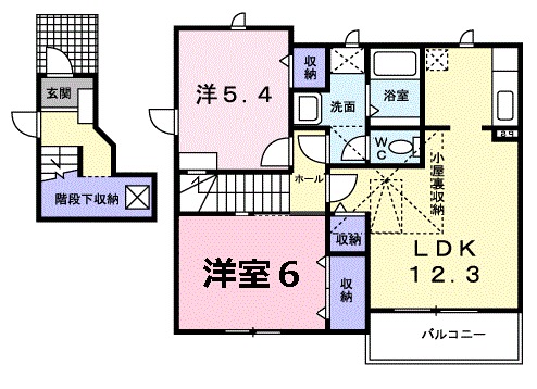 梅の香 Ⅱの間取り