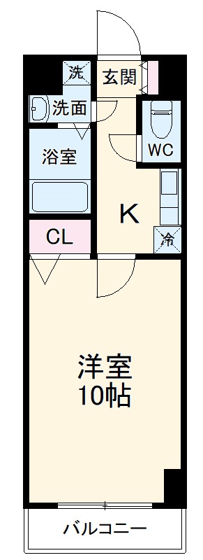 デュオフィール藤が丘の間取り