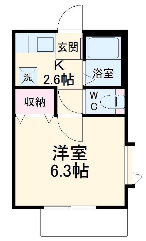 ボナールAの間取り