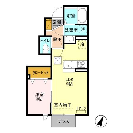 シティパル流星台の間取り